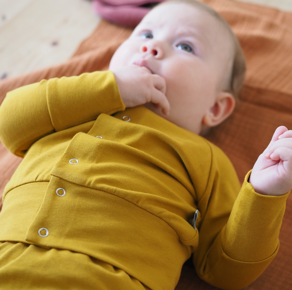 cardigan adorablement responsable MOUTARDE