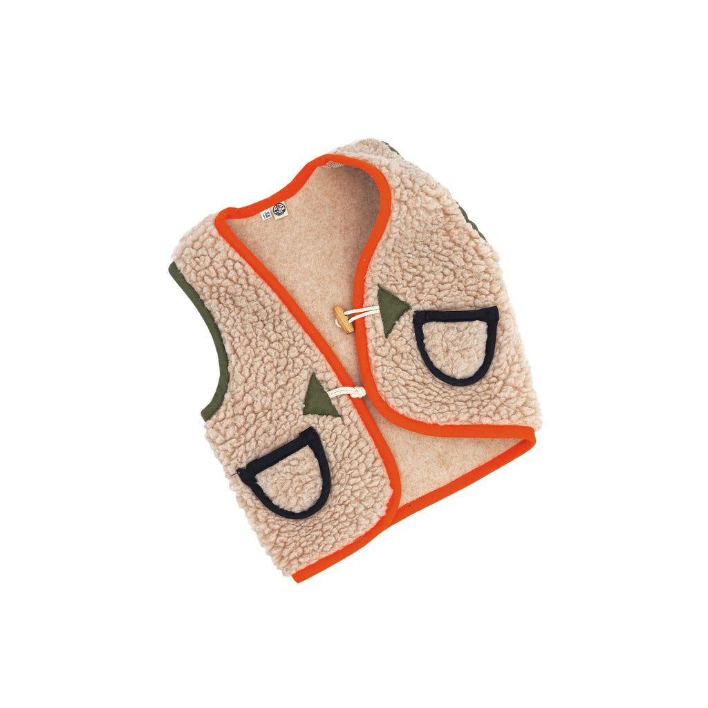 Gilet MOUTON enfant tricolore