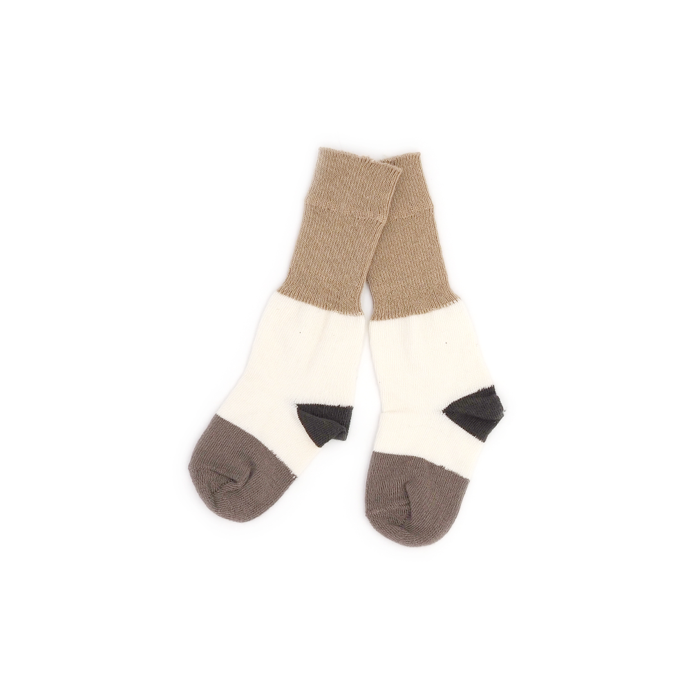 Chaussettes adorablement responsable ECRU/TAUPE