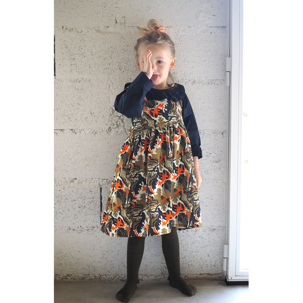 Robe croisée imprimé CORAIL